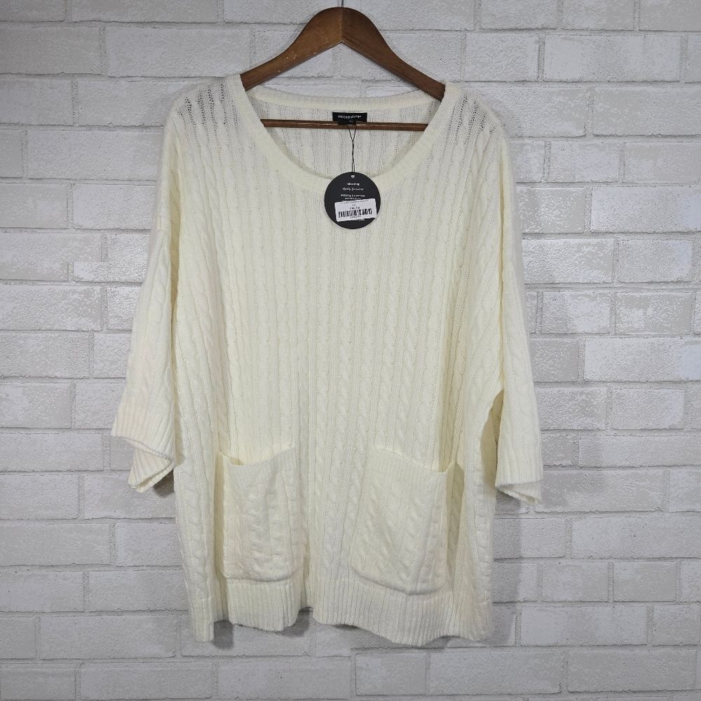 NWT mittoshop short sleeve sweater